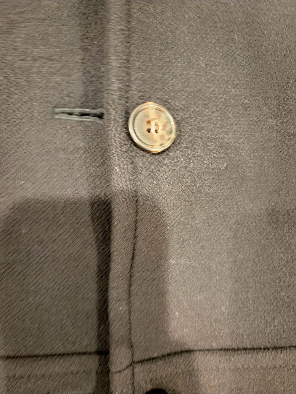 J. Crew Black Wool Peacoat with Tailored Waist - Picture 4 of 8
